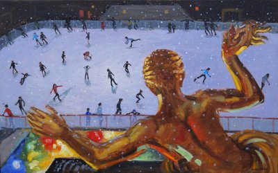 プロメテウス、ロックフェラーアイスリンク、ニューヨーク。 2018年 作： Andrew Macara