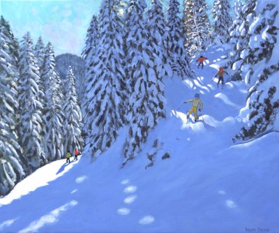 スキー・フランセ、モルジーン、2020年 作： Andrew Macara