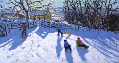 ソリ遊び,ハーティントン,バクストン,2020 作： Andrew Macara