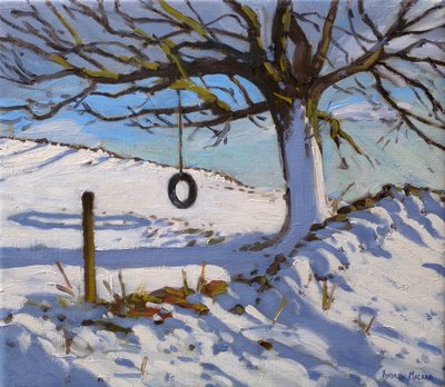 スイング、2011年（キャンバスに油彩） 作： Andrew Macara