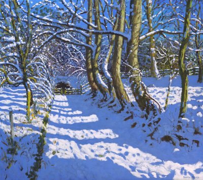 トンネル、Calke Abbey、Ticknall、Derby、2021年（キャンバスに油彩） 作： Andrew Macara