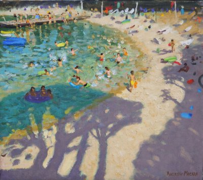 木の影、ビーチ、ロヴィニ2016（2016）近く 作： Andrew Macara