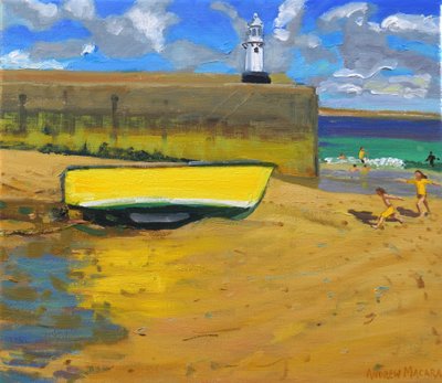 イエローボート、セントアイブス、2017、 作： Andrew Macara