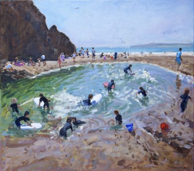 若いサーファー、テンビー、2016、 作： Andrew Macara