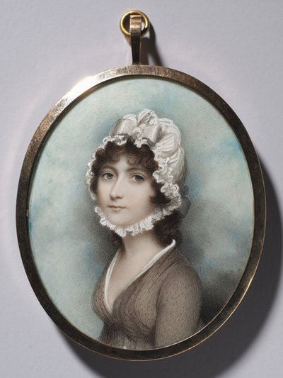 女性の肖像画、1790年代後半。 作： Andrew Plimer