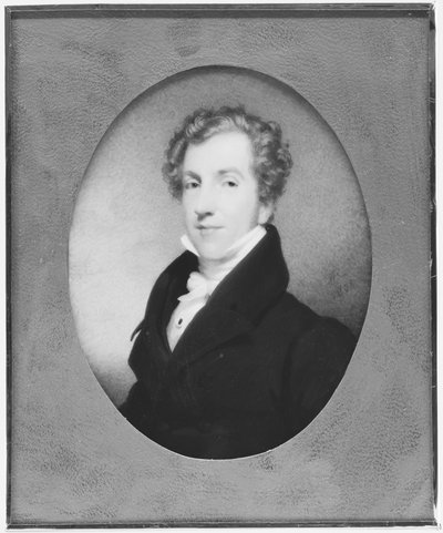 男の肖像、1828年。 作： Andrew Robertson