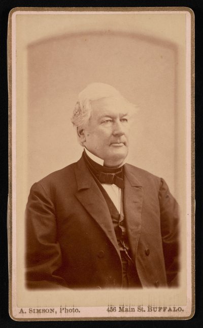 ミラード フィルモアの肖像 1800 ～ 1874 年、1874 年以前。 作： Andrew Simson