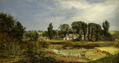 ロング アイランド ホームステッド、自然からの研究、1859 年。 作： Andrew W. Warren