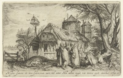 ローマのある風景 風景（シリーズタイトル） 作： Andries Jacobsz. Stock
