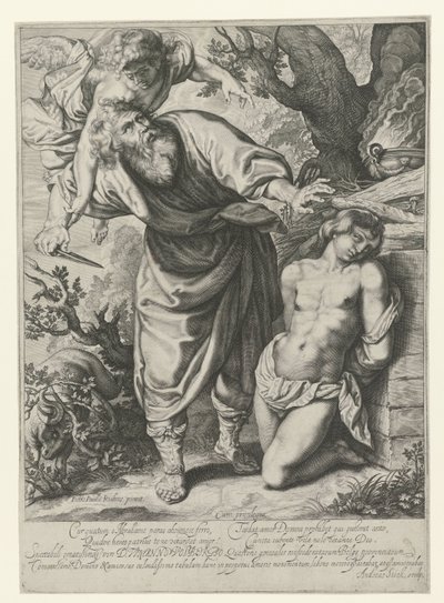 イサクの犠牲 作： Andries Jacobsz. Stock