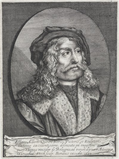 アルブレヒト・デューラーの肖像 作： Andries Jacobsz. Stock