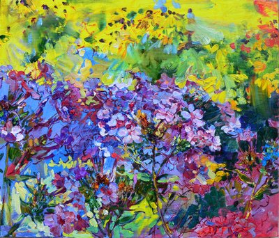色とりどりの花畑 作： Andrii Kutsachenko