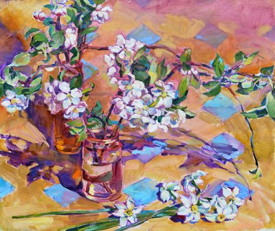 春の花と水仙 作： Andrii Kutsachenko