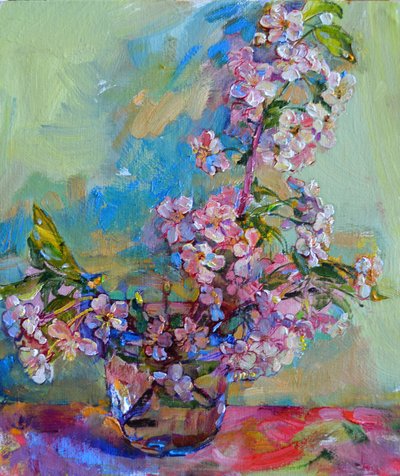 鮮やかな春の花々 作： Andrii Kutsachenko