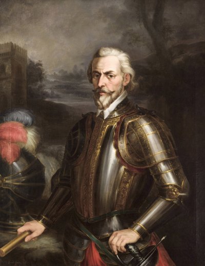 ロマン主義：ロドリゴ・ポンセ・デ・レオン（1443-1492）、カディス・パー・コルテス・イ・アギラル公、アンドレス（1812-1879）、1856年頃。キャンバスに油彩 作： Andrés Cortés y Aguilar