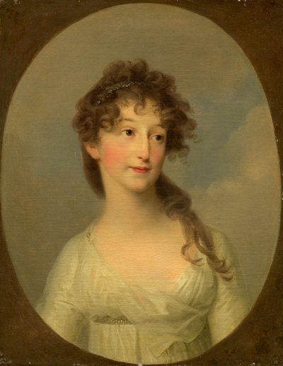 おそらくフランシスカ・クラシンスカ、クールランド公爵夫人、c。 1790年。 作： Angelica Kauffman
