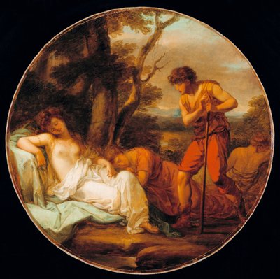 "Cimon et Iphigenie" (Cymon et Iphigenia) Peinture d