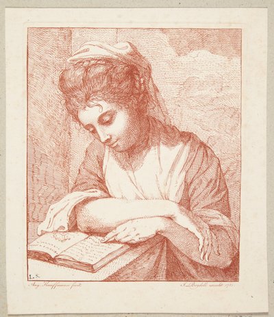 読書少女 作： Angelica Kauffmann