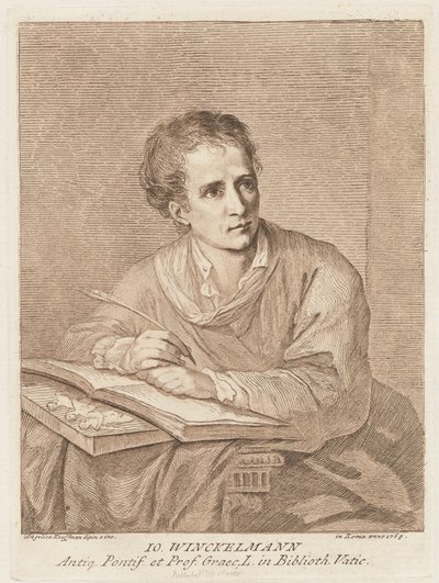 ヨハン・ヴィンケルマン 作： Angelica Kauffmann