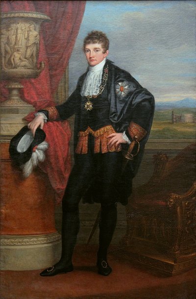 皇太子時代のルートヴィヒ1世の肖像（1786-1868年） 作： アンジェリカ・カウフマン