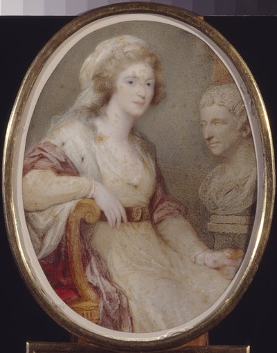 キャサリン・バリャチンスカヤ王女の肖像1750-1811 作： Angelica Kauffmann