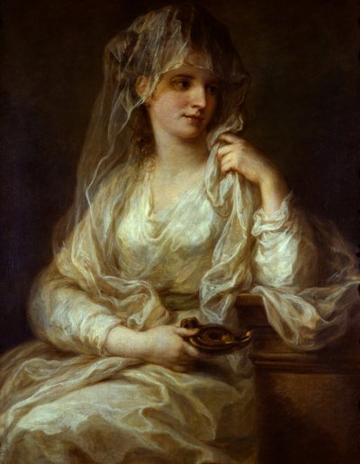 ヴェスタルヴァージンとしての女性の肖像、1782 作： Angelica Kauffmann