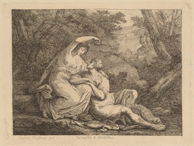 リナルドとアルミーダ 作： Angelica Kauffmann