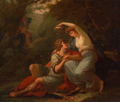 リナルドとアルミーダ 作： Angelica Kauffmann