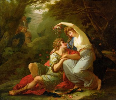 リナルドとアルミダ 作： Angelica Kauffmann