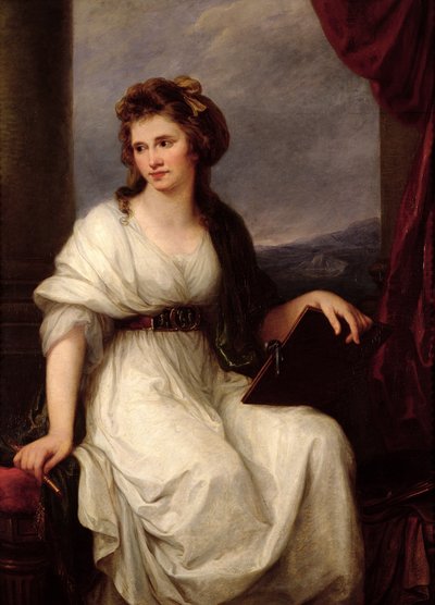 自画像 作： Angelica Kauffmann