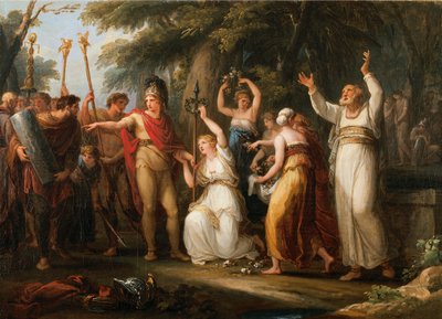 ステルネダクラウニングヘルマン、1785年 作： Angelica Kauffmann