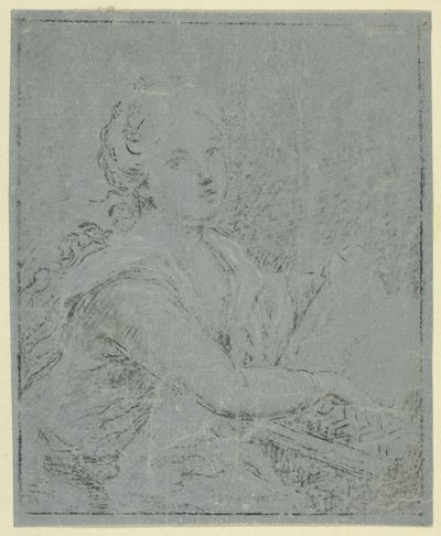 スピネットの女 作： Angelica Kauffmann