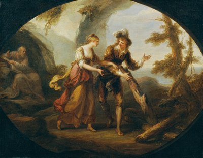ミランダとフェルディナンド 作： Angelica Kauffmann