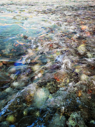 生き生きとした川の流れ 作： 