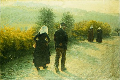 1890日曜日 作： Angelo Morbelli