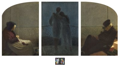 夢と現実の間？ 作： Angelo Morbelli