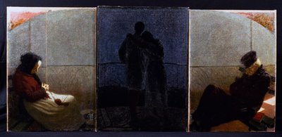 夢と現実 作： Angelo Morbelli