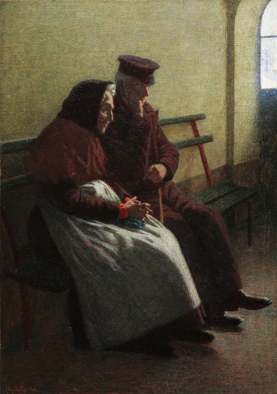 遠い時代、1908年。 作： Angelo Morbelli