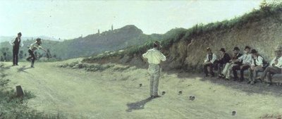 ボッチのゲーム 作： Angelo Morbelli