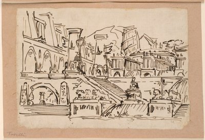 舞台美術、古建築群 作： Angelo Toselli