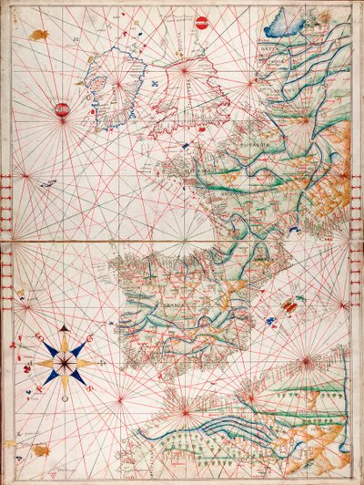 ヨーロッパの大西洋岸と地中海西部 作： Angelo de Conte Freducci
