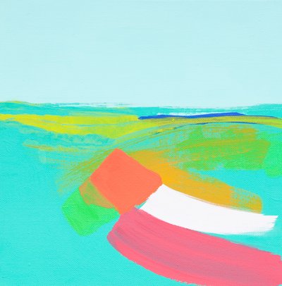 風景にかかる霧 II, 2014 作： Angie Kenber