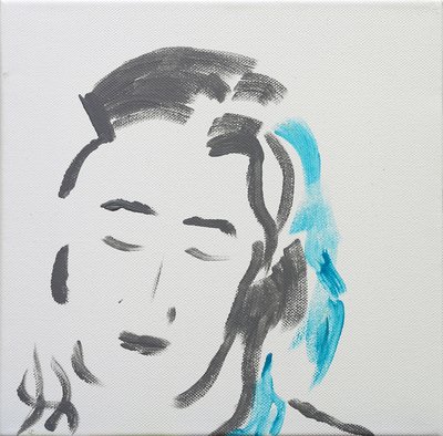 穏やかな女性の肖像, 2019 作： Angie Kenber
