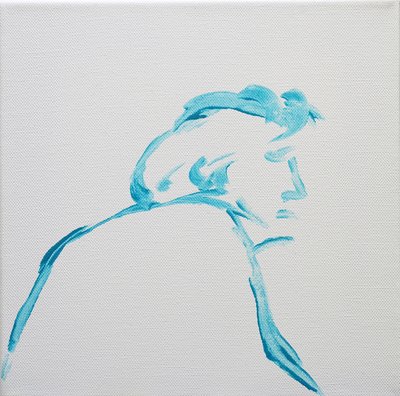 性格の良い年配の女性の肖像、2019年 作： Angie Kenber