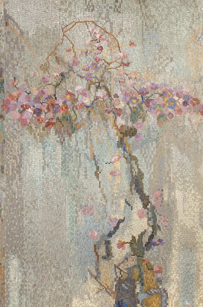 花、1914年（モザイク） 作： Angiolo DAndrea