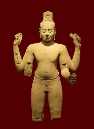 菩薩ロケシュバラ-クメールクンスト 作： Angkor Thom