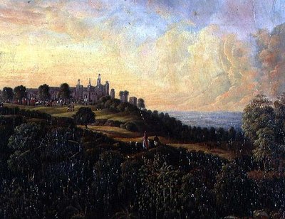 インド・ヒルフォートの風景 作： Anglo Indian School