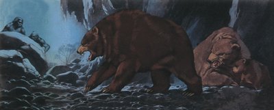 熊と原始人 作： Angus McBride