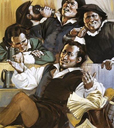 ベン・ジョンソン（1572-1637）ルネサンス期の劇作家 作： Angus McBride