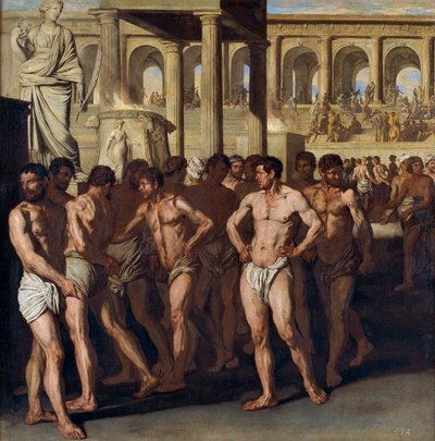 Gladiateurs - Gladiators - Peinture d